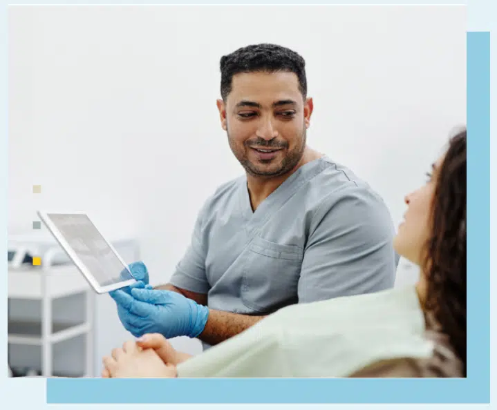 patient impressed with dental practice